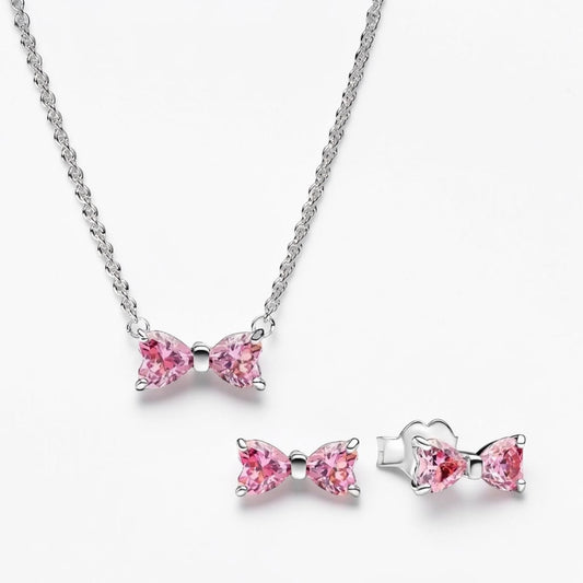 PINK BOW SET