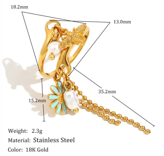TASSEL OPEN RING