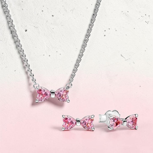 PINK BOW SET