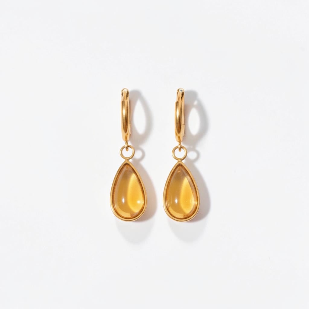 AMBER EARRING