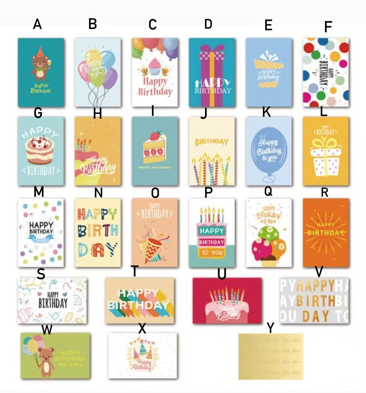 GREETING CARDS(HANDWRITTEN)