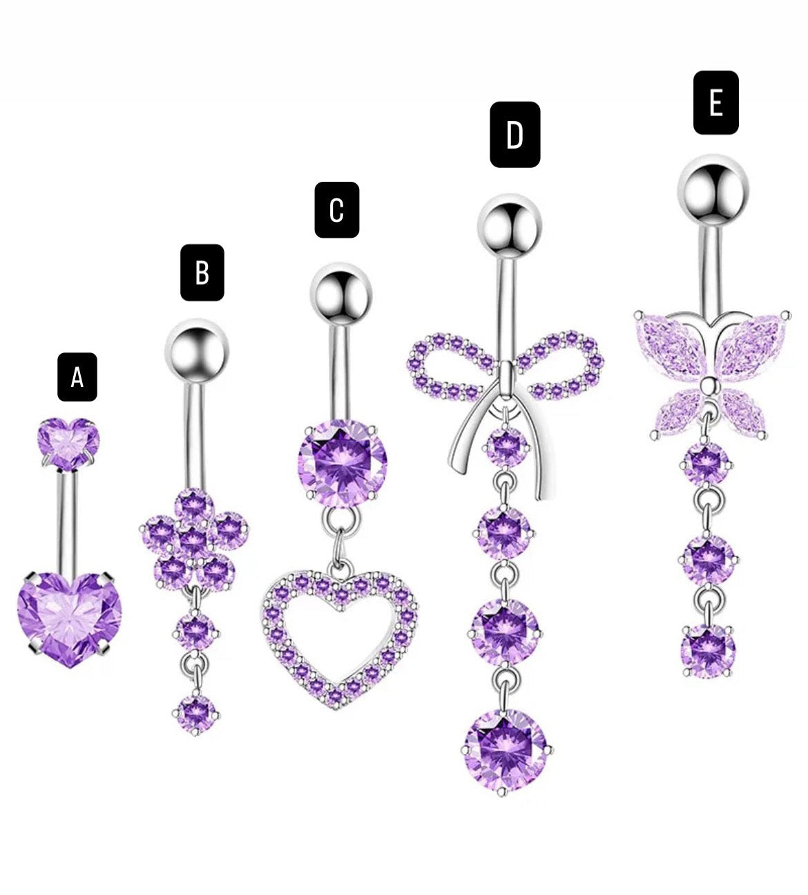 SET 4 BELLYRING